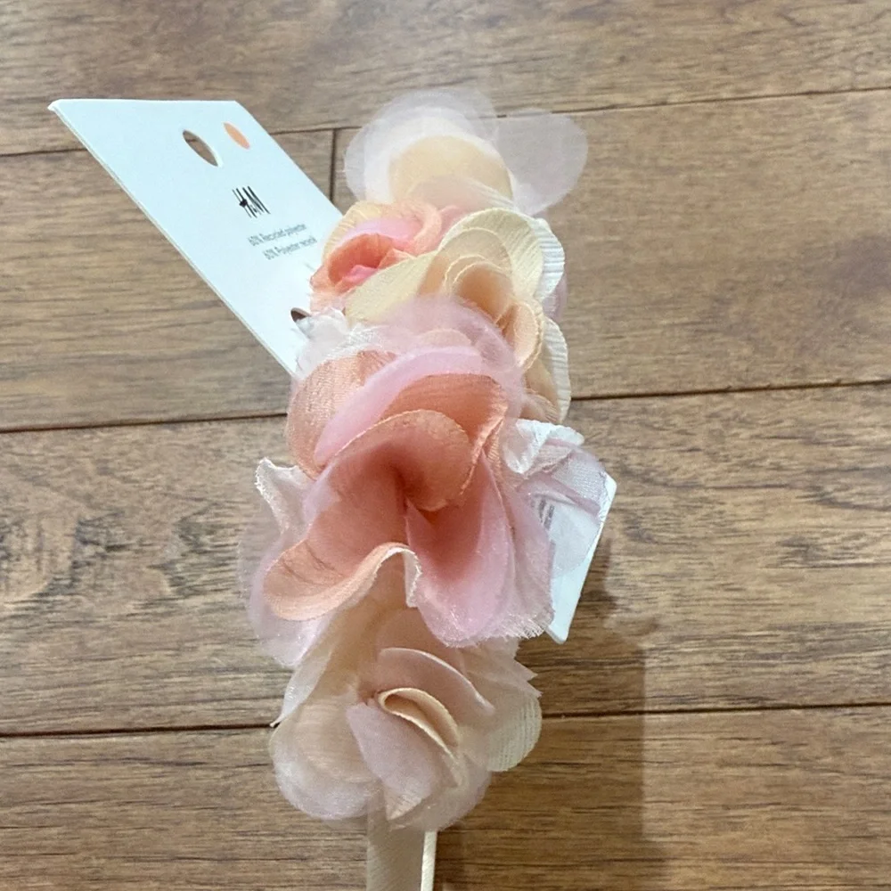 H&M Girls Flowered Headband - NWT